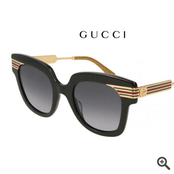 Gucci Accessories - Gucci sunglasses black frame with gold gg0281 sa